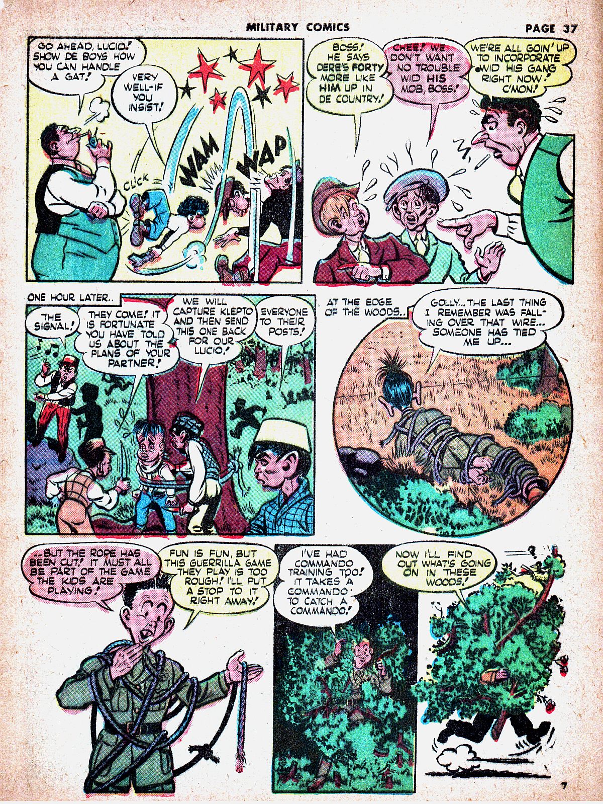 Military Comics #19 (Quality Comics), page 39. Public domain (US).