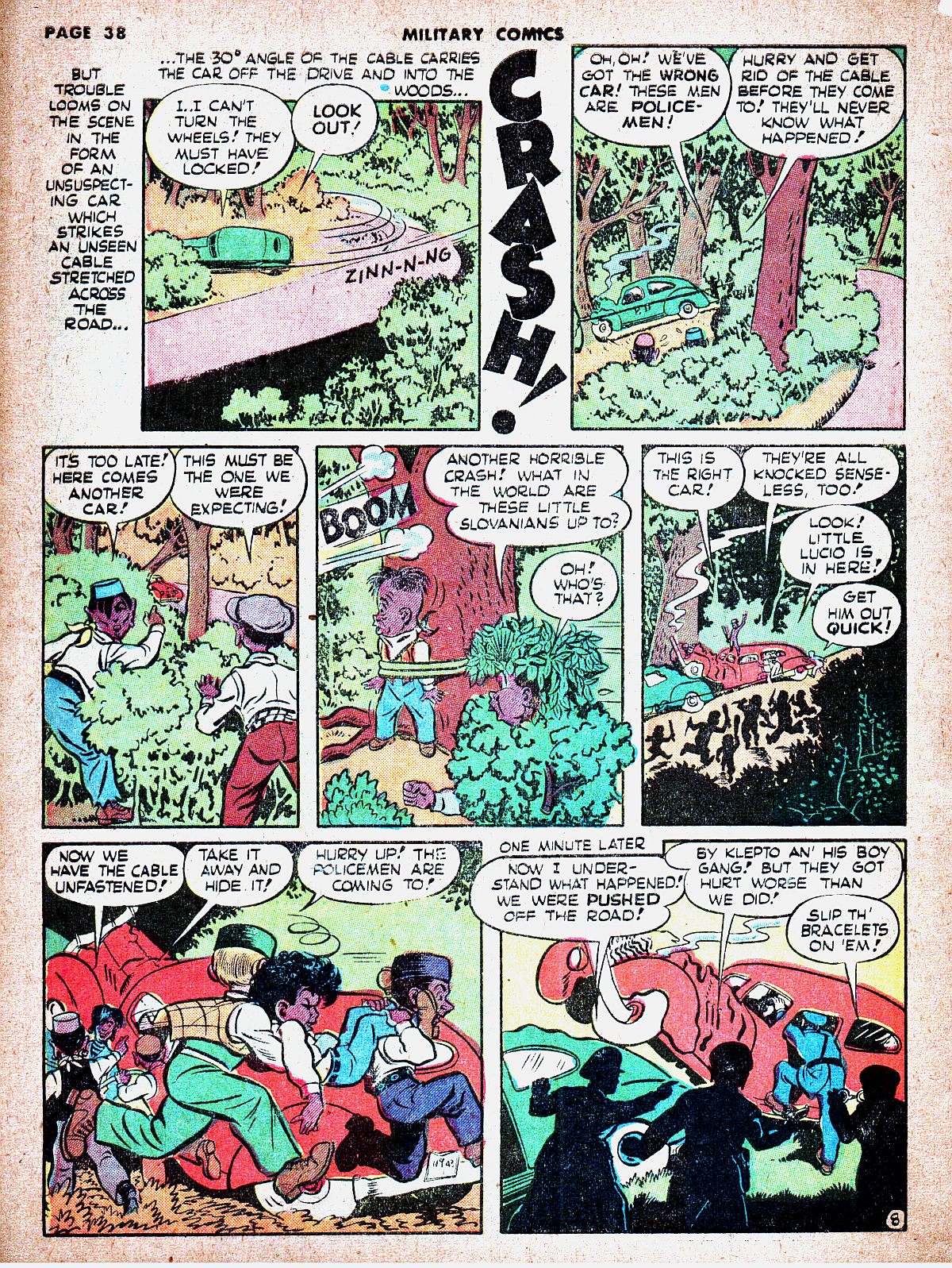 Military Comics #19 (Quality Comics), page 40. Public domain (US).