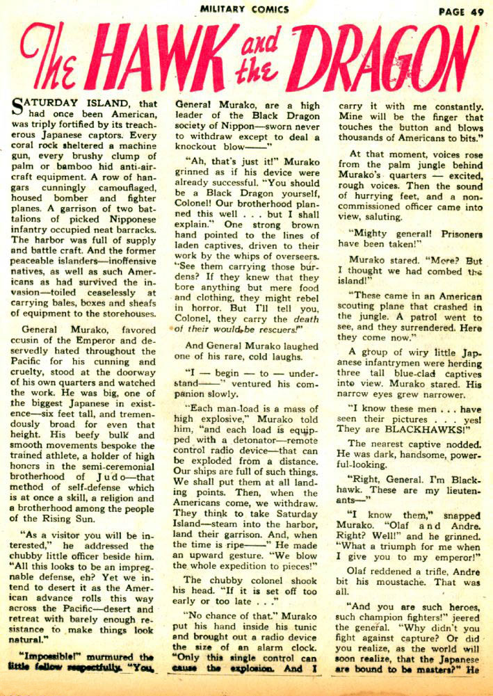 Military Comics #19 (Quality Comics), page 51. Public domain (US).