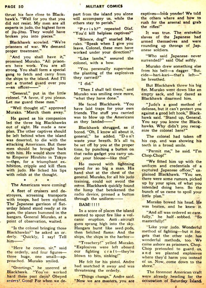 Military Comics #19 (Quality Comics), page 52. Public domain (US).
