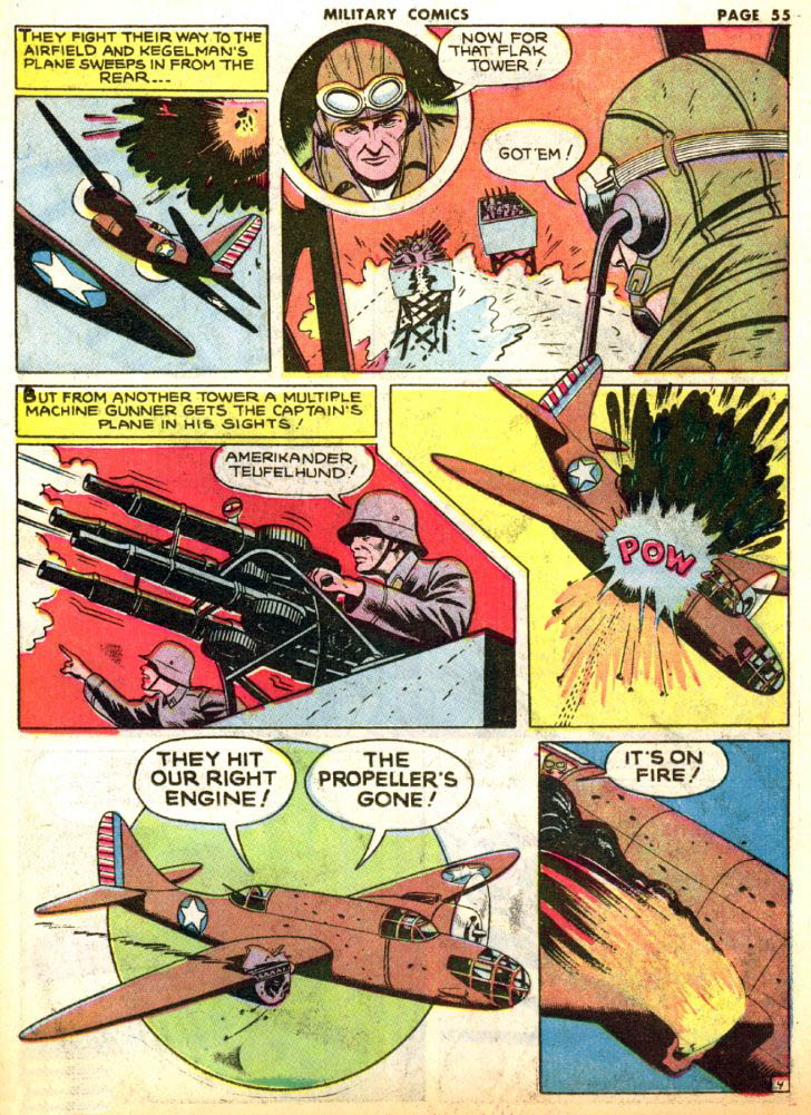 Military Comics #19 (Quality Comics), page 57. Public domain (US).
