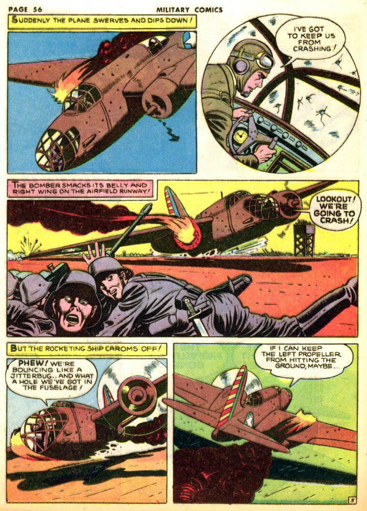 Military Comics #19 (Quality Comics), page 58. Public domain (US).