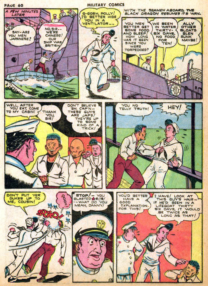Military Comics #19 (Quality Comics), page 62. Public domain (US).