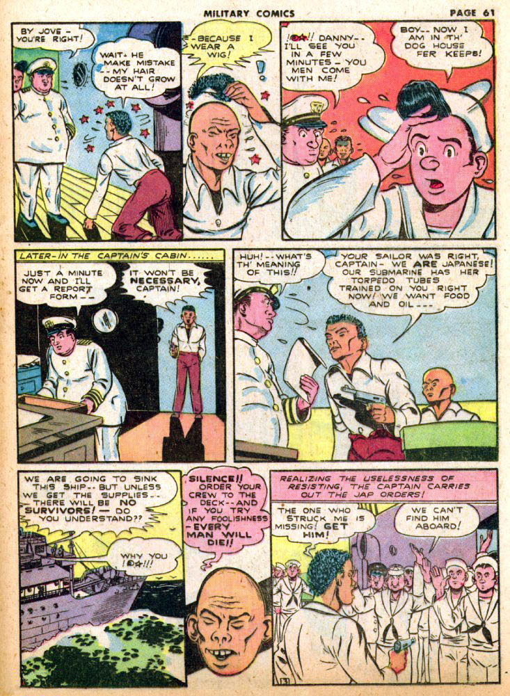 Military Comics #19 (Quality Comics), page 63. Public domain (US).