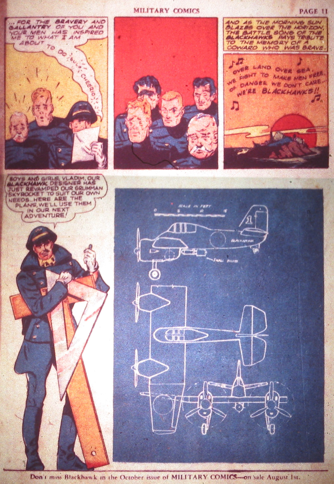 Military Comics #2 (Quality Comics), page 13. Public domain (US).