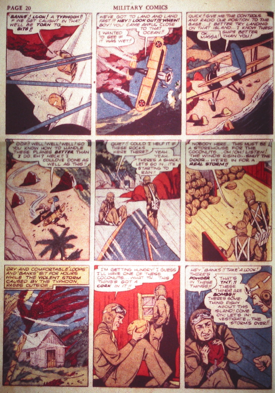 Military Comics #2 (Quality Comics), page 22. Public domain (US).