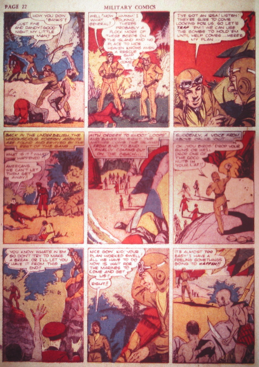 Military Comics #2 (Quality Comics), page 24. Public domain (US).