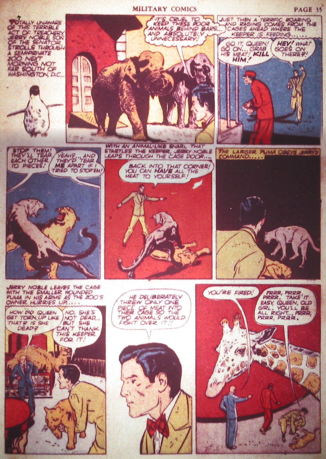 Military Comics #2 (Quality Comics), page 37. Public domain (US).