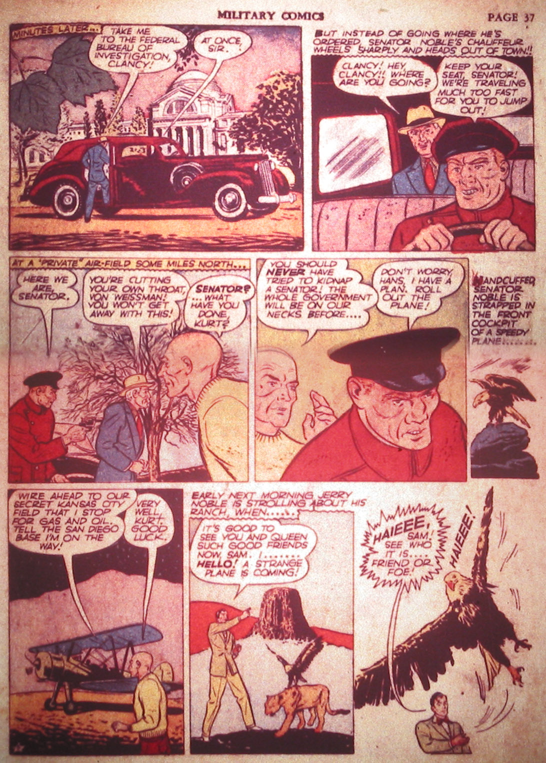 Military Comics #2 (Quality Comics), page 39. Public domain (US).