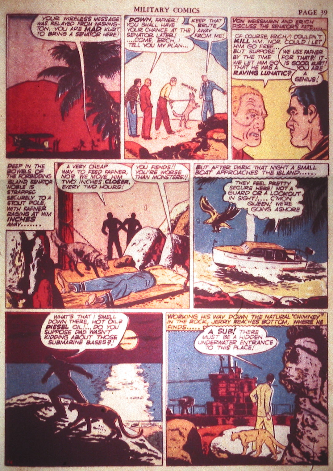 Military Comics #2 (Quality Comics), page 41. Public domain (US).