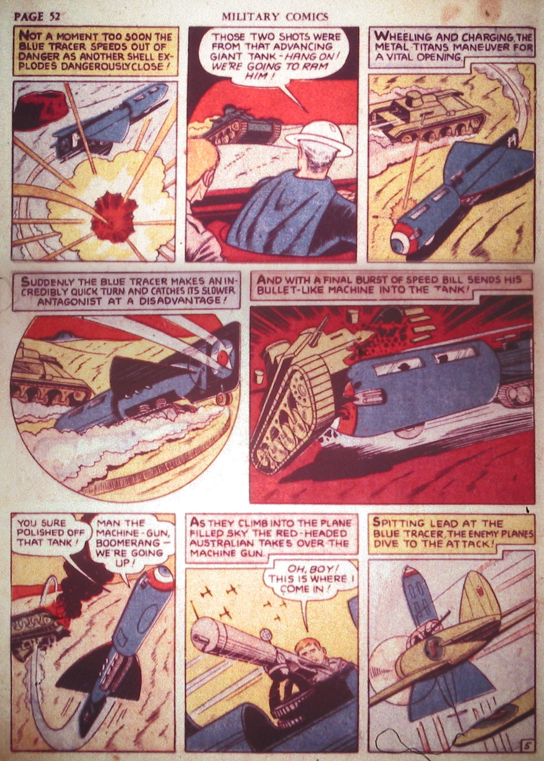 Military Comics #2 (Quality Comics), page 54. Public domain (US).