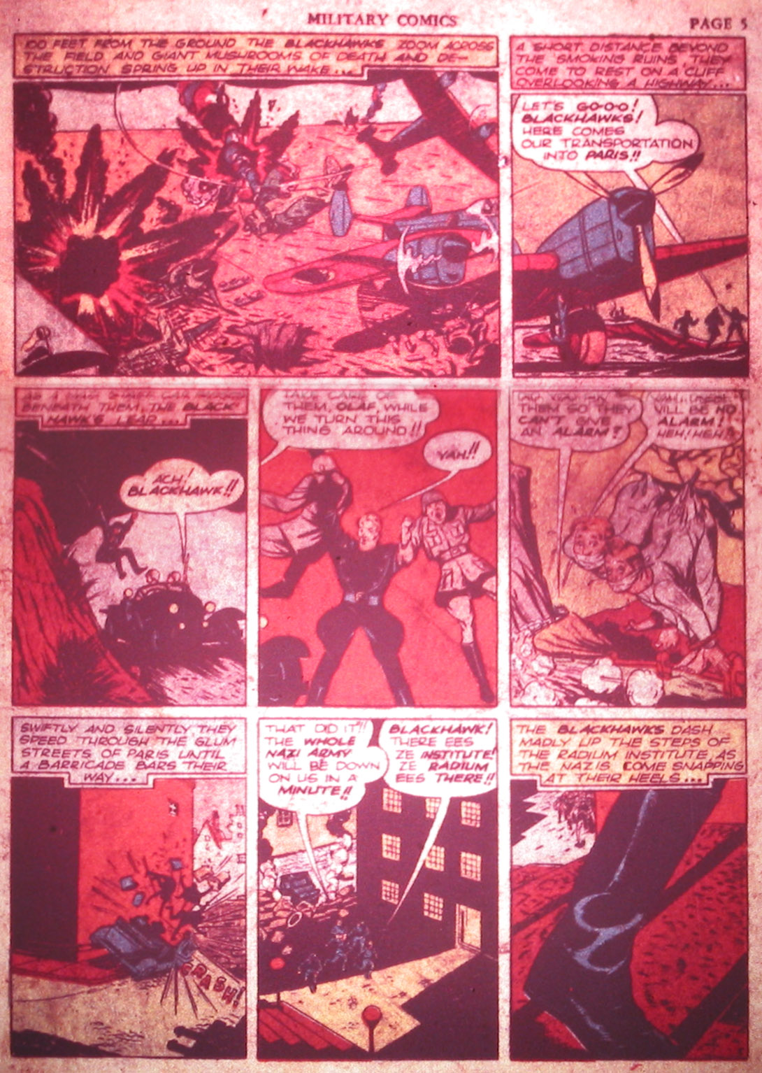 Military Comics #2 (Quality Comics), page 7. Public domain (US).