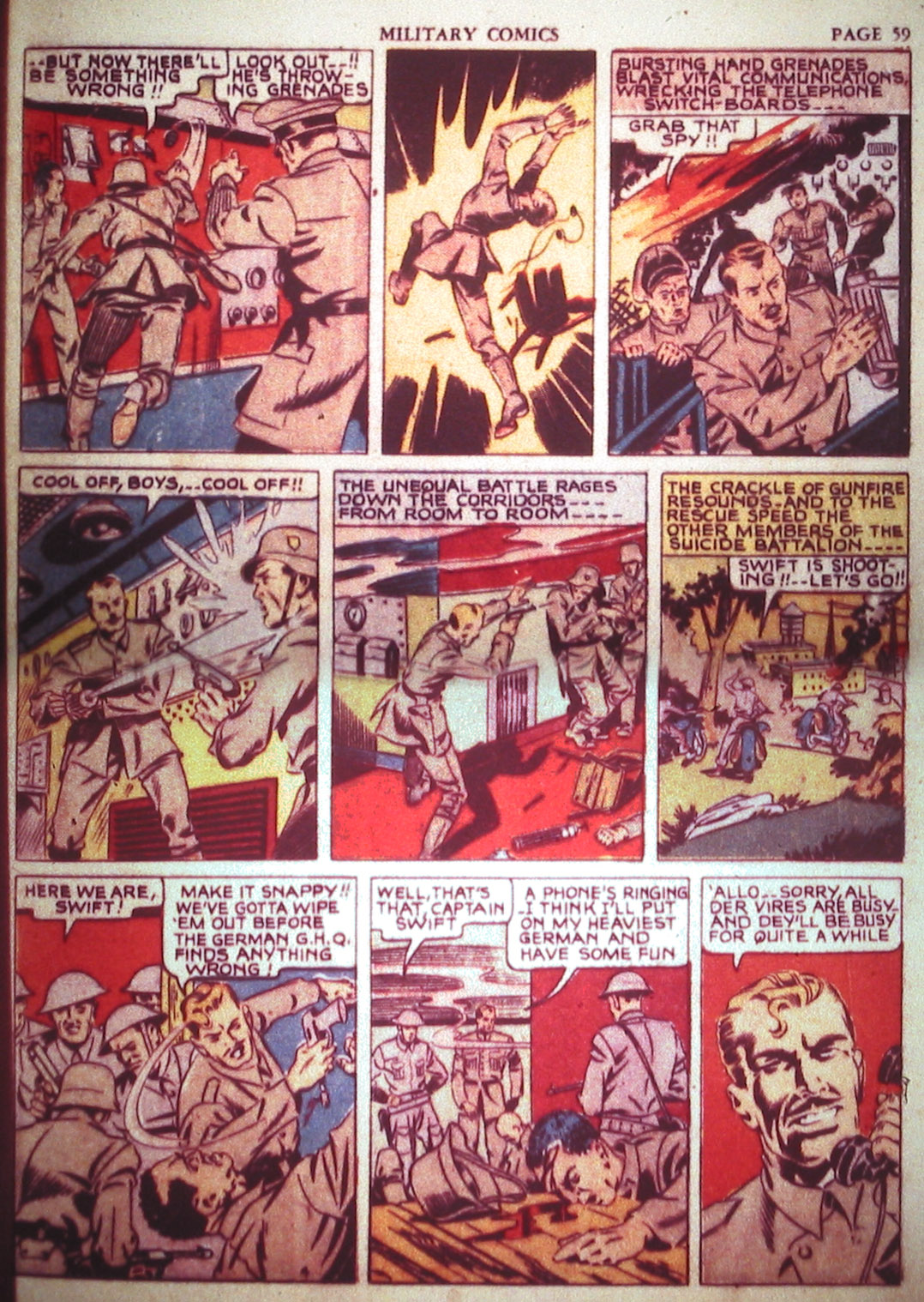 Military Comics #2 (Quality Comics), page 61. Public domain (US).
