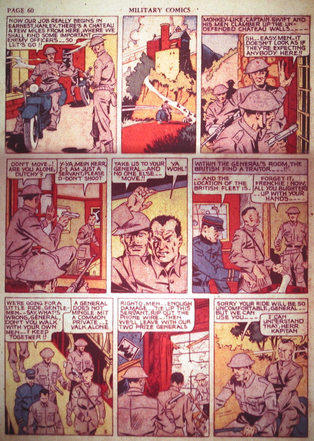 Military Comics #2 (Quality Comics), page 62. Public domain (US).