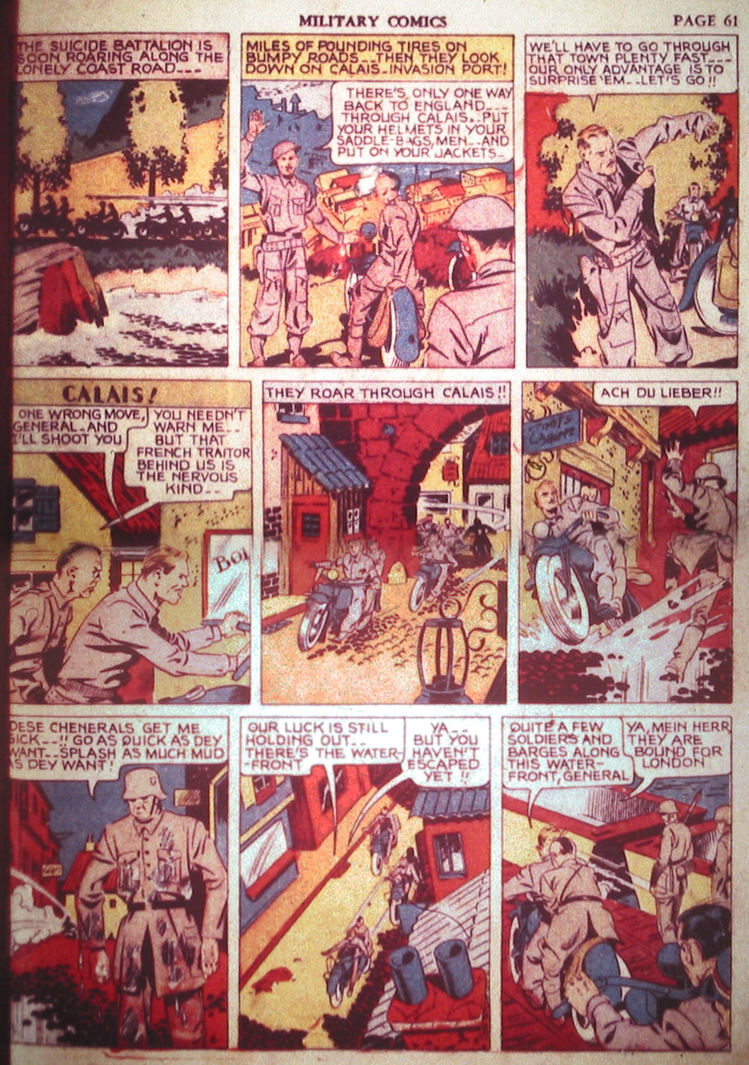 Military Comics #2 (Quality Comics), page 63. Public domain (US).