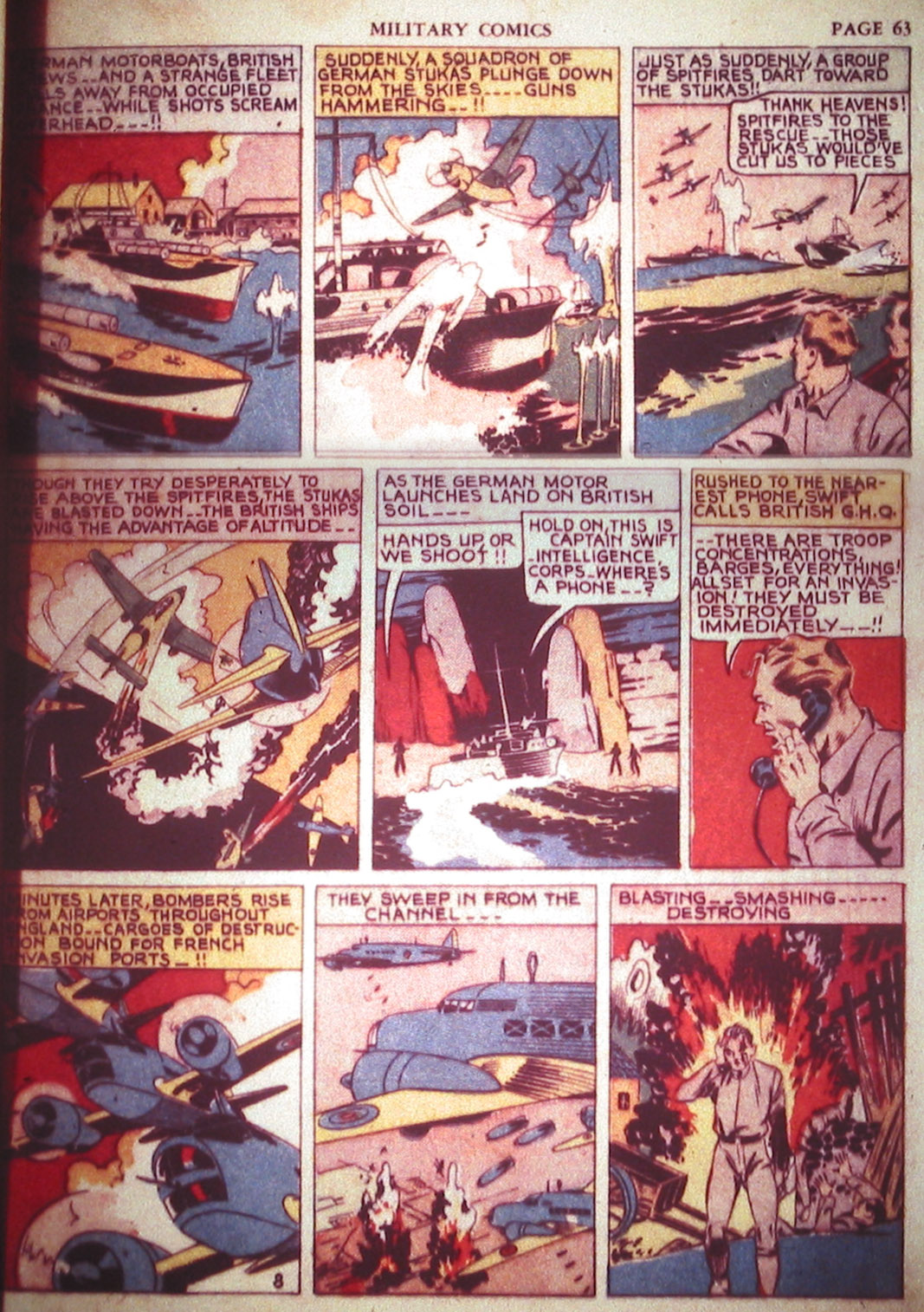 Military Comics #2 (Quality Comics), page 65. Public domain (US).