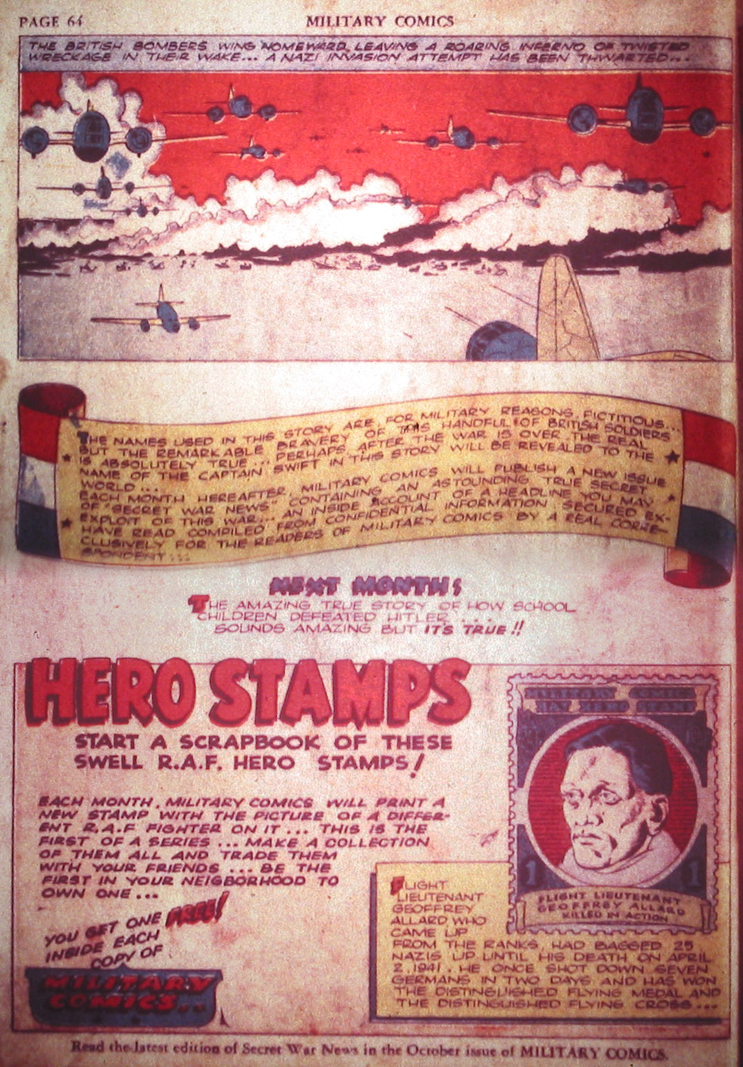 Military Comics #2 (Quality Comics), page 66. Public domain (US).