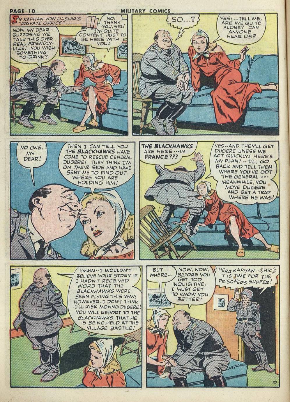 Military Comics #20 (Quality Comics), page 12. Public domain (US).