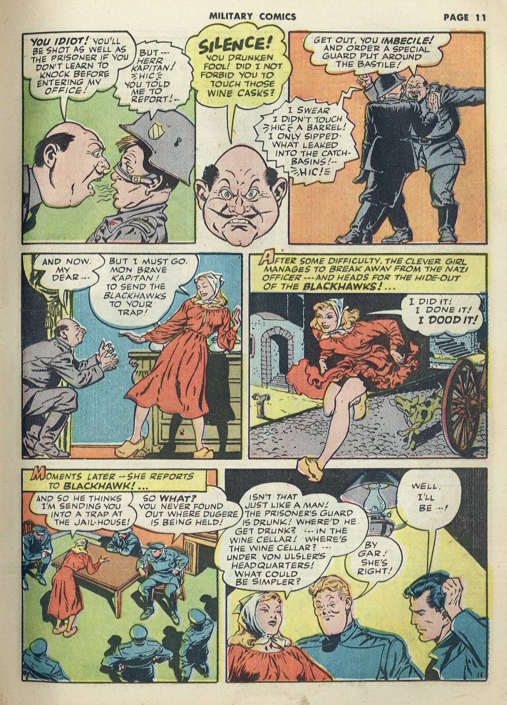 Military Comics #20 (Quality Comics), page 13. Public domain (US).