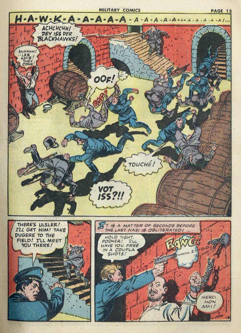 Military Comics #20 (Quality Comics), page 15. Public domain (US).
