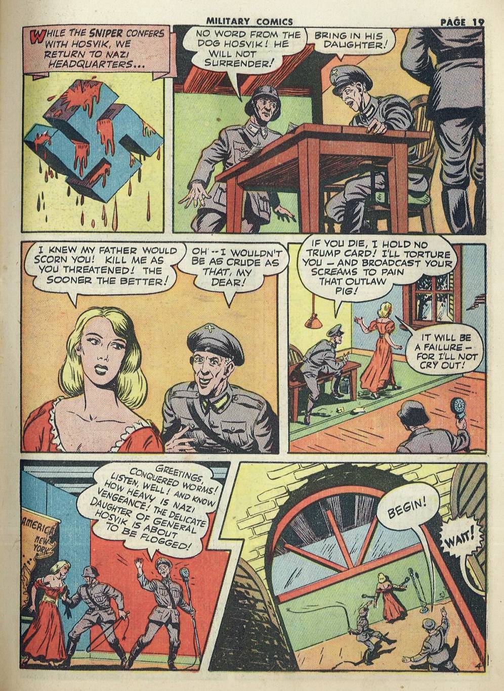 Military Comics #20 (Quality Comics), page 21. Public domain (US).
