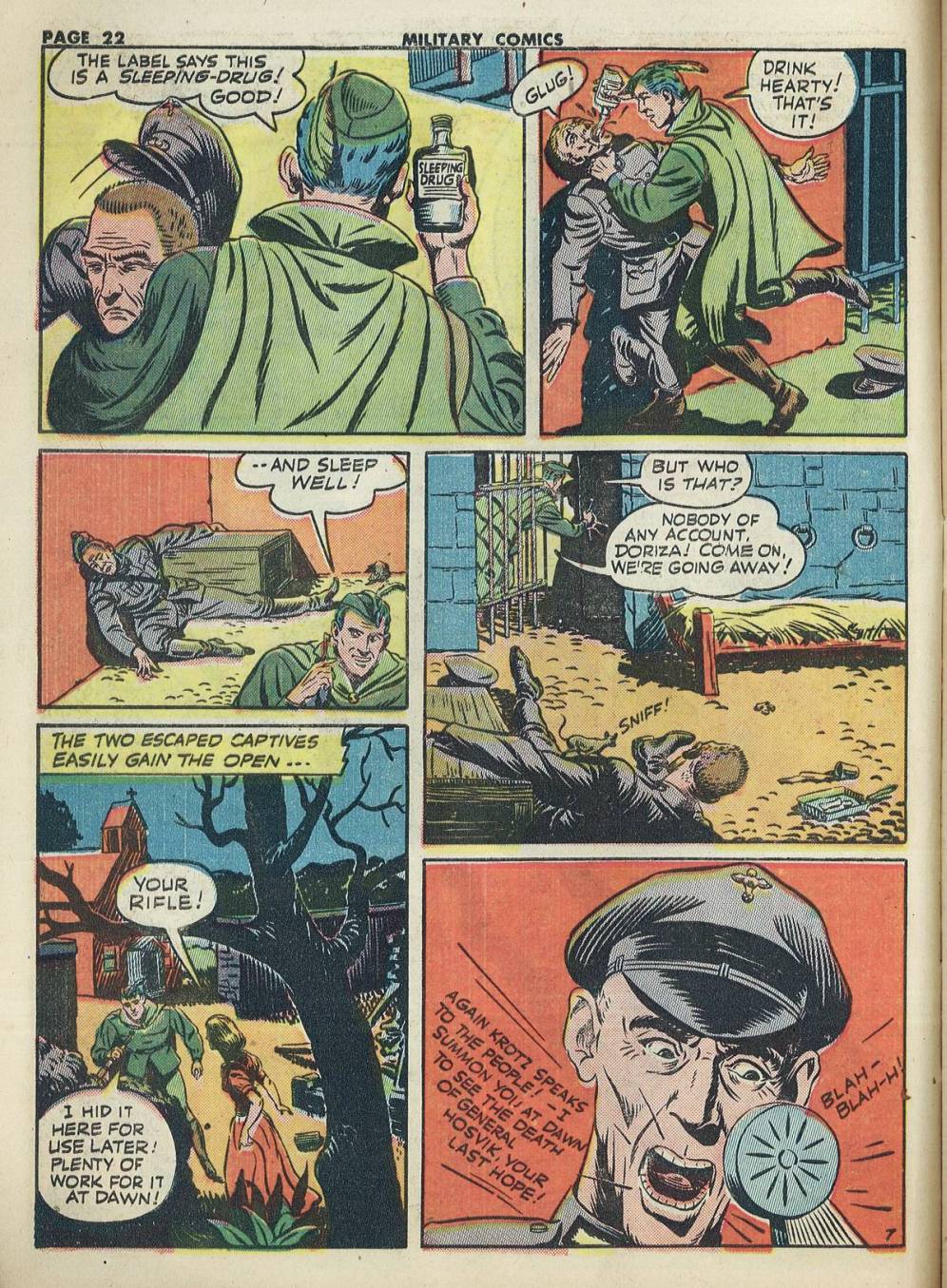 Military Comics #20 (Quality Comics), page 24. Public domain (US).