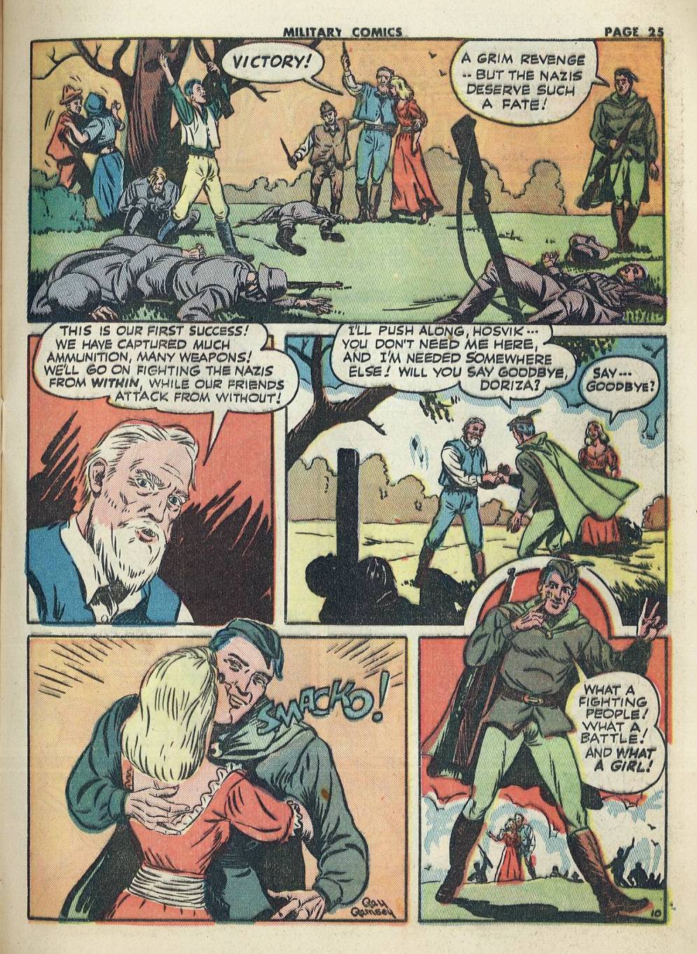 Military Comics #20 (Quality Comics), page 27. Public domain (US).