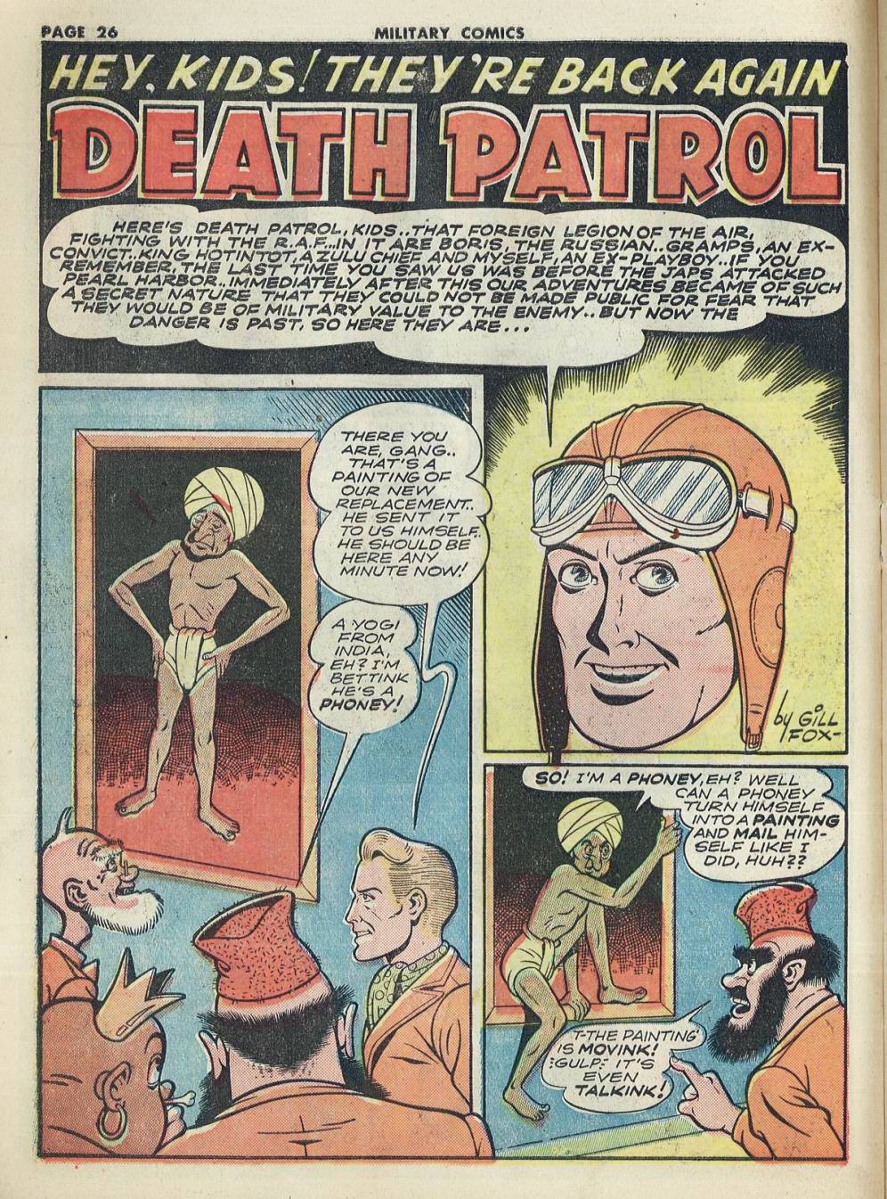 Military Comics #20 (Quality Comics), page 28. Public domain (US).