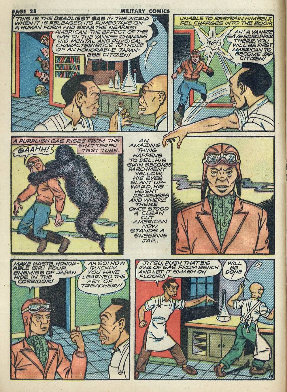 Military Comics #20 (Quality Comics), page 30. Public domain (US).