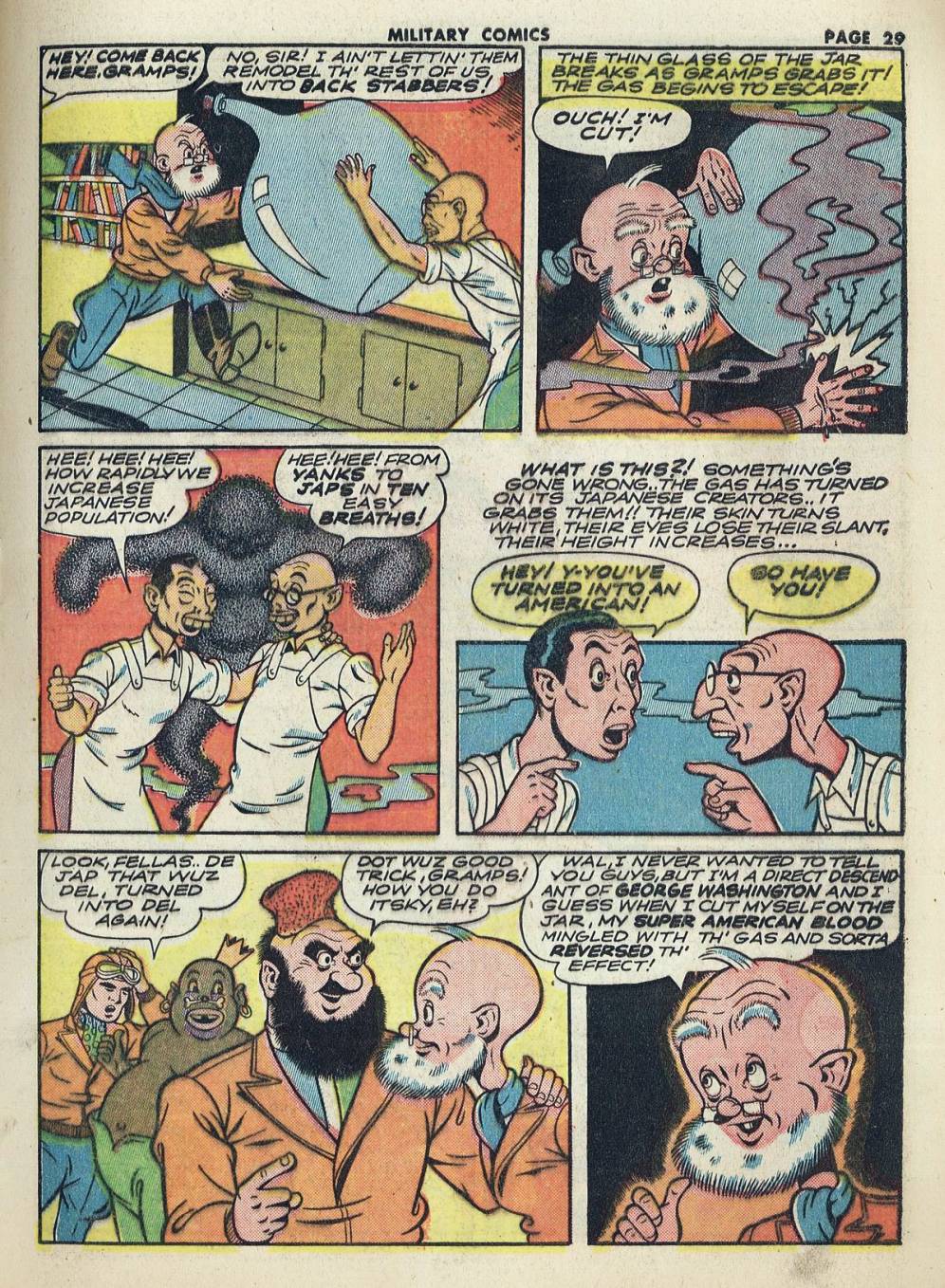 Military Comics #20 (Quality Comics), page 31. Public domain (US).