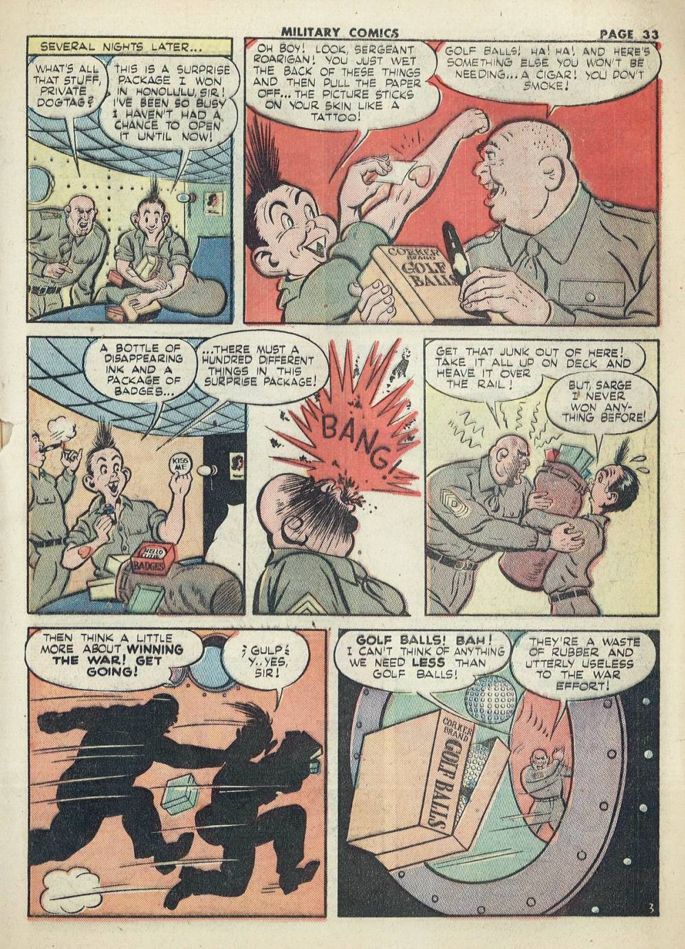Military Comics #20 (Quality Comics), page 35. Public domain (US).