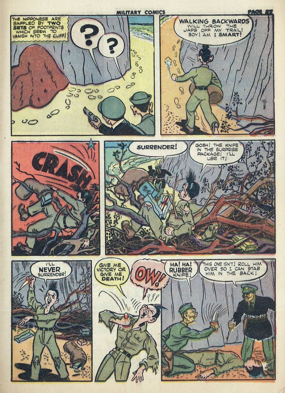 Military Comics #20 (Quality Comics), page 39. Public domain (US).