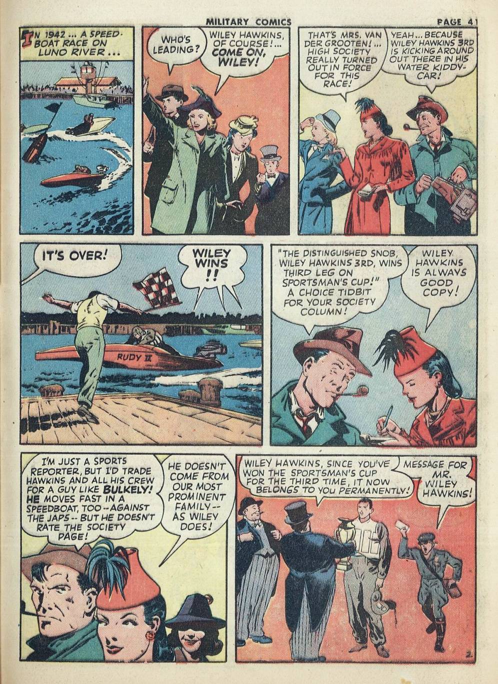 Military Comics #20 (Quality Comics), page 43. Public domain (US).