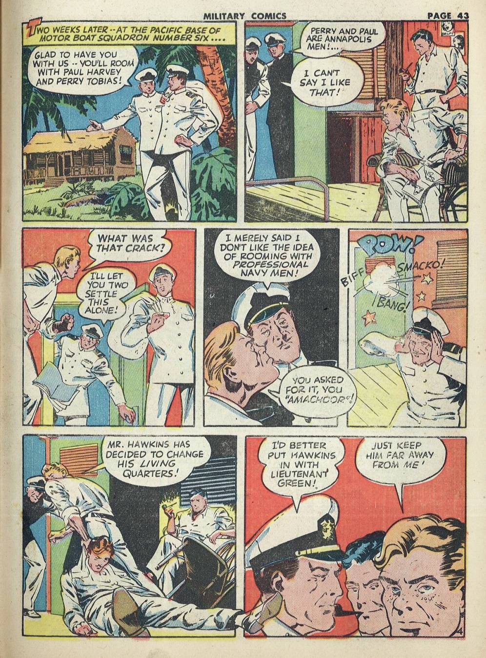 Military Comics #20 (Quality Comics), page 45. Public domain (US).