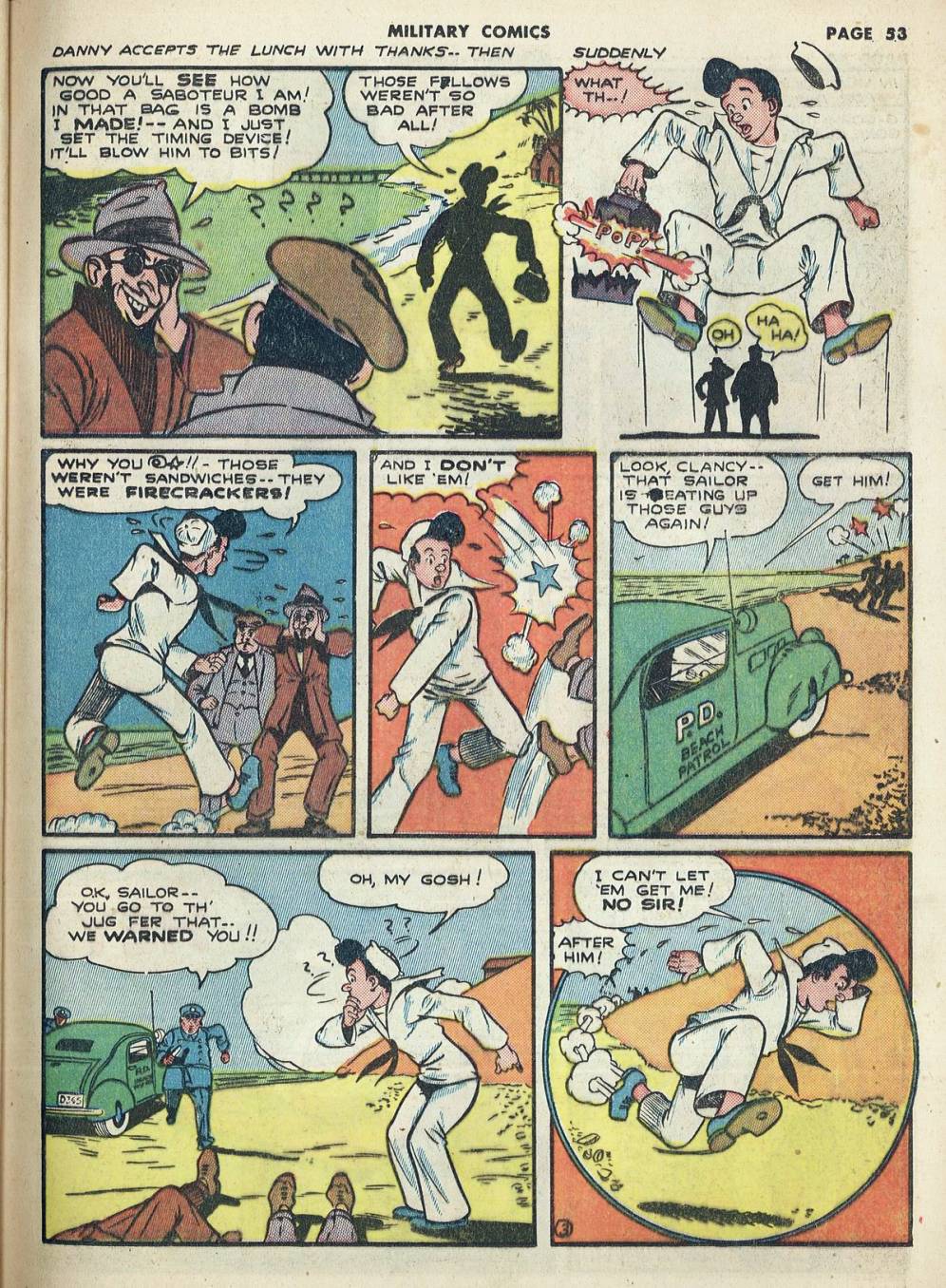 Military Comics #20 (Quality Comics), page 55. Public domain (US).