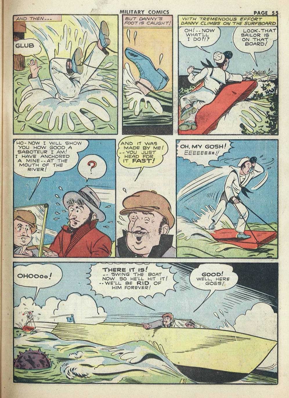 Military Comics #20 (Quality Comics), page 57. Public domain (US).