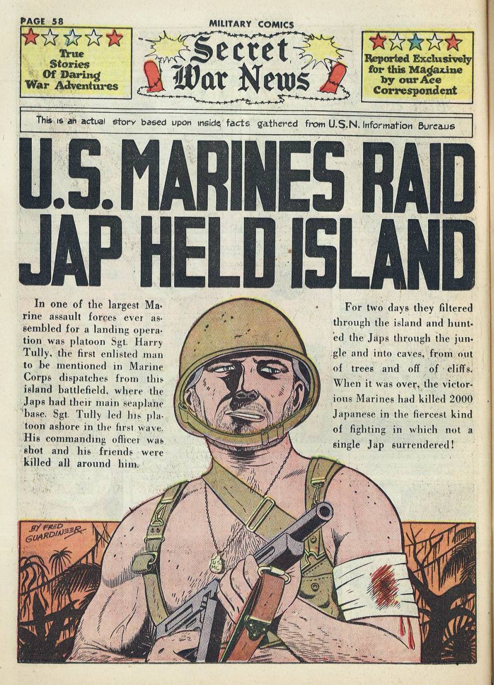 Military Comics #20 (Quality Comics), page 60. Public domain (US).
