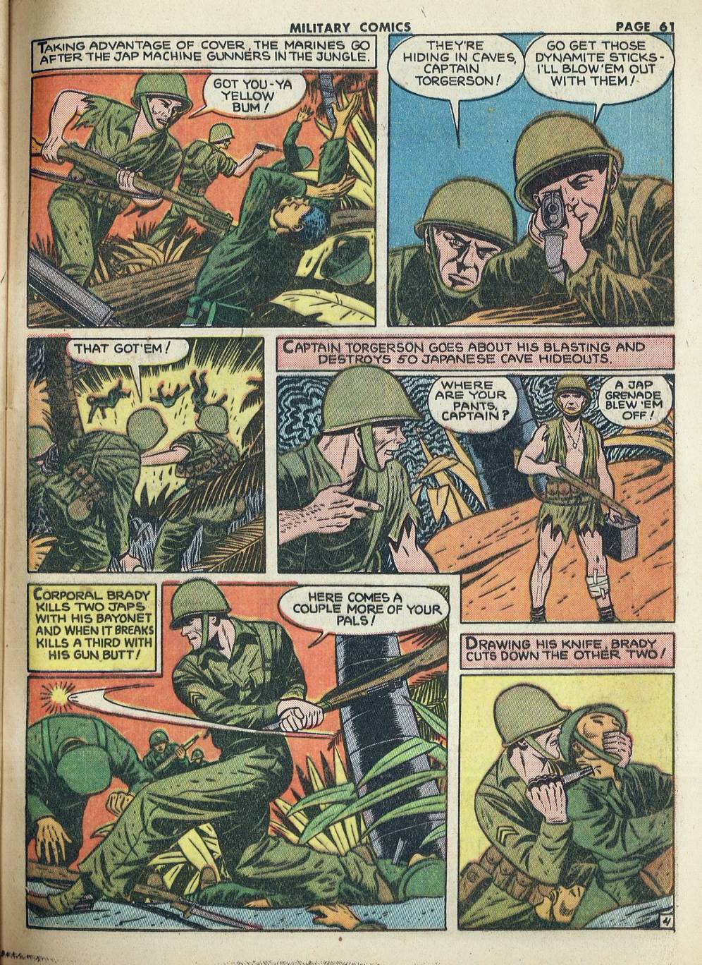 Military Comics #20 (Quality Comics), page 63. Public domain (US).