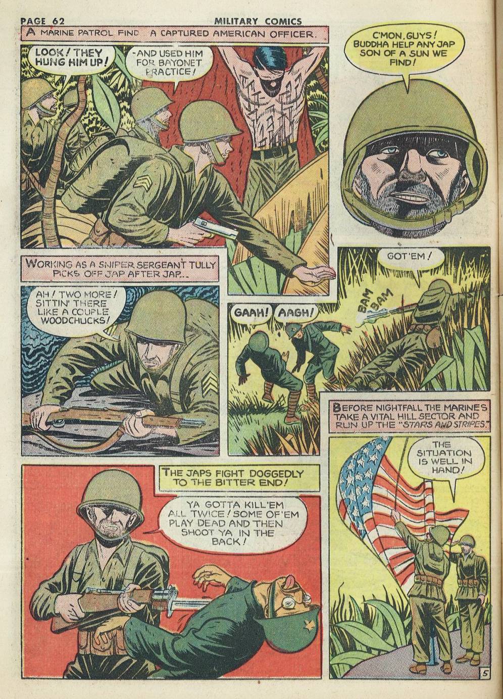 Military Comics #20 (Quality Comics), page 64. Public domain (US).