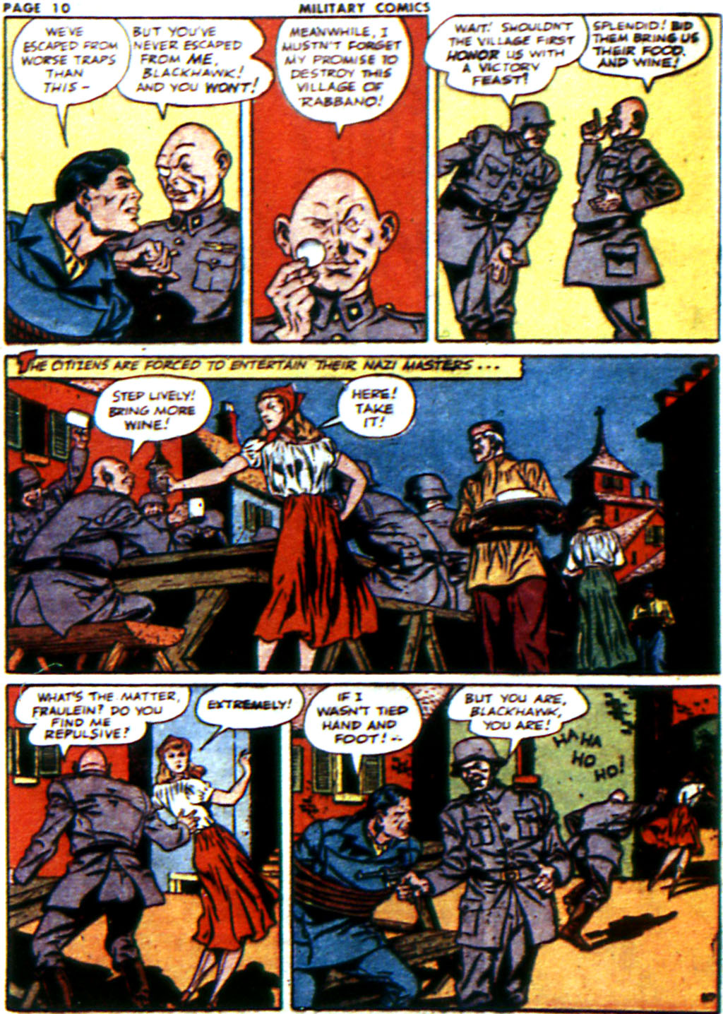 Military Comics #21 (Quality Comics), page 12. Public domain (US).
