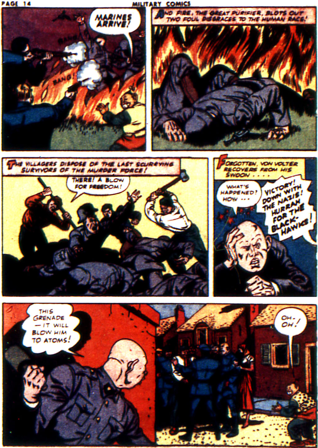 Military Comics #21 (Quality Comics), page 16. Public domain (US).