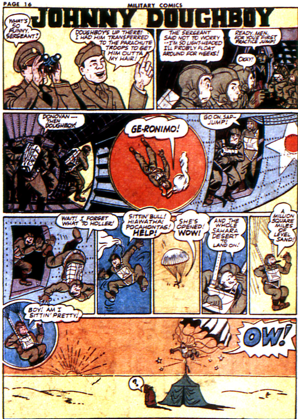 Military Comics #21 (Quality Comics), page 18. Public domain (US).