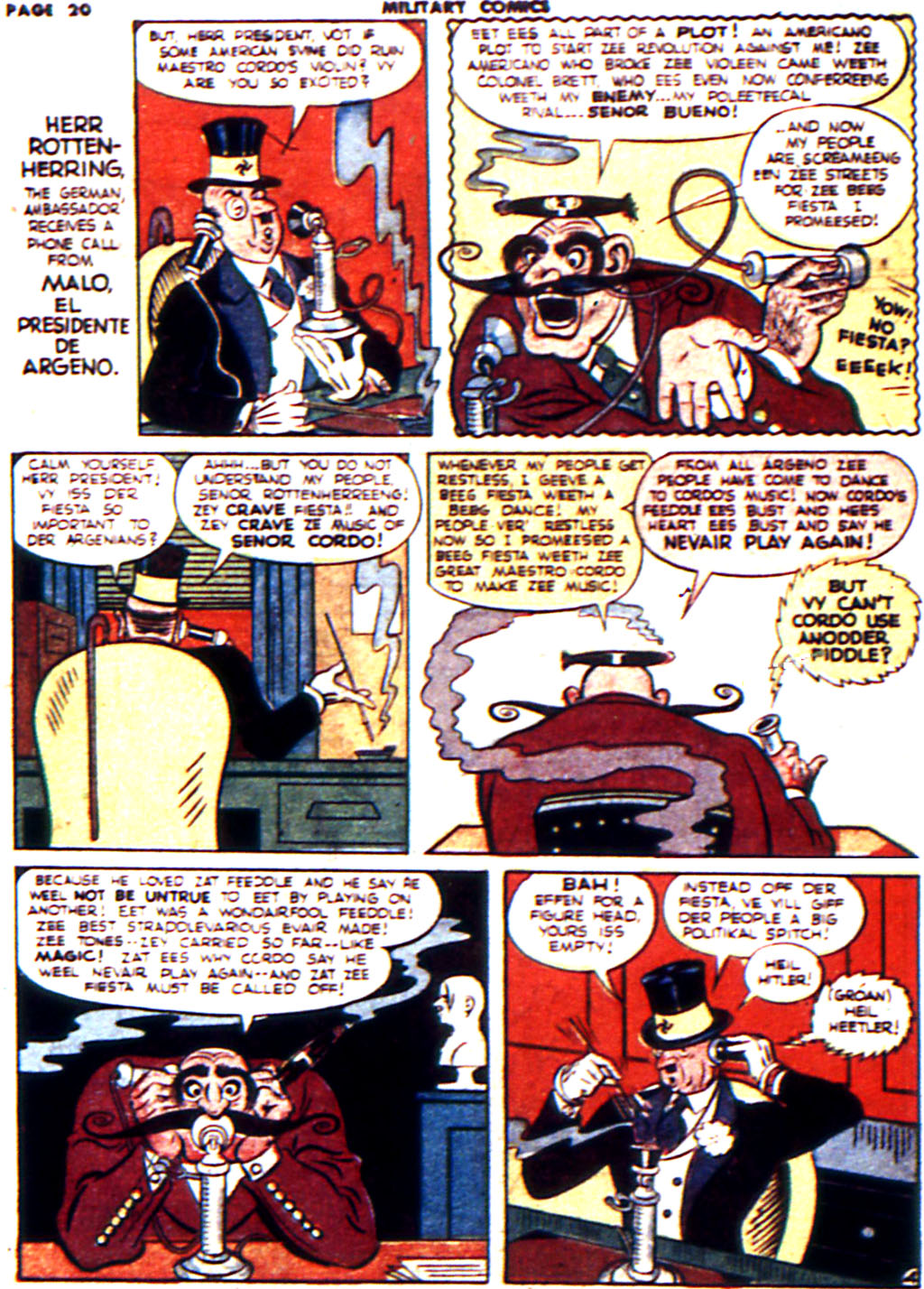 Military Comics #21 (Quality Comics), page 22. Public domain (US).