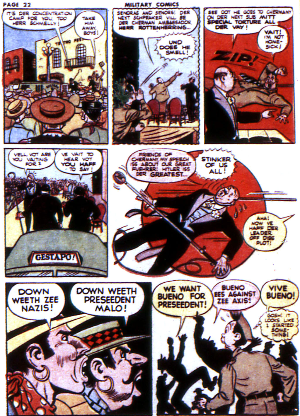Military Comics #21 (Quality Comics), page 24. Public domain (US).