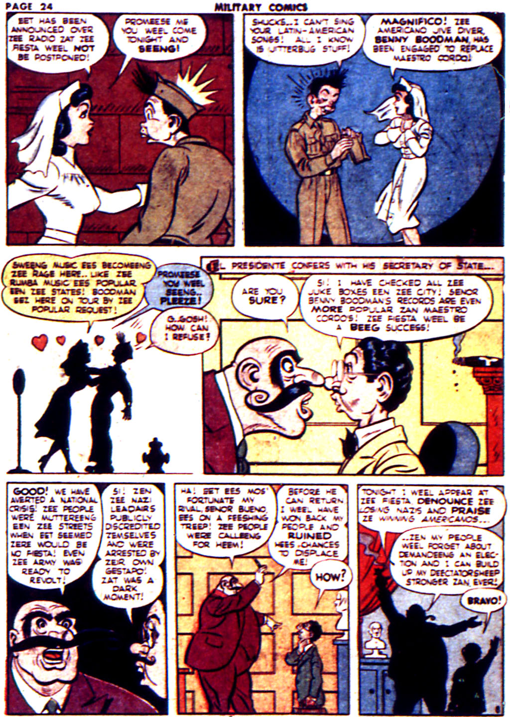 Military Comics #21 (Quality Comics), page 26. Public domain (US).