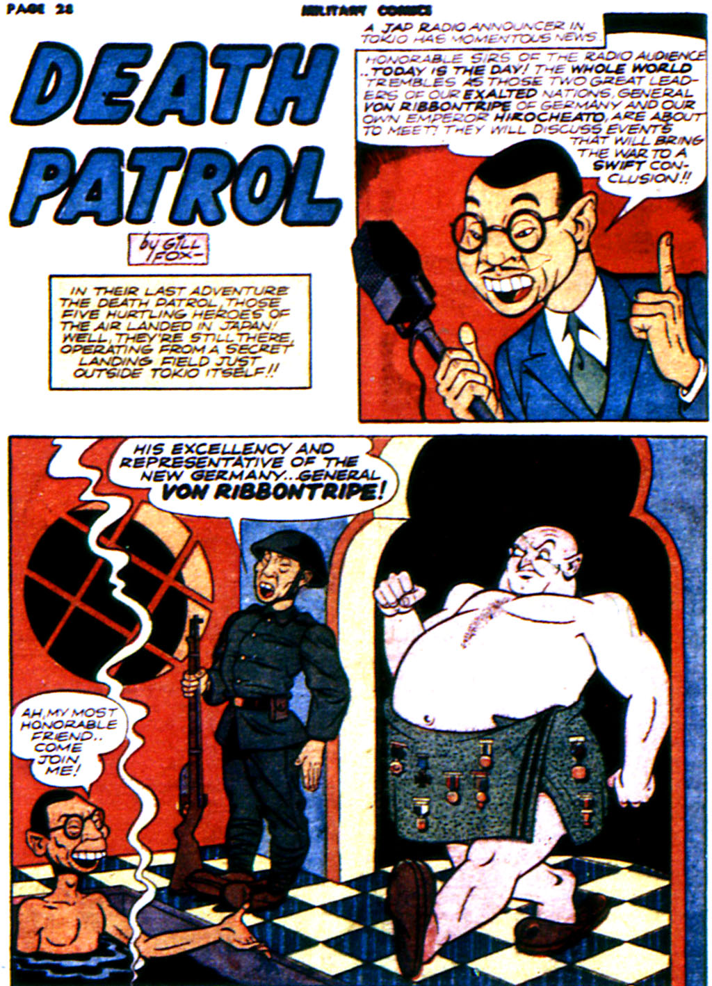 Military Comics #21 (Quality Comics), page 30. Public domain (US).