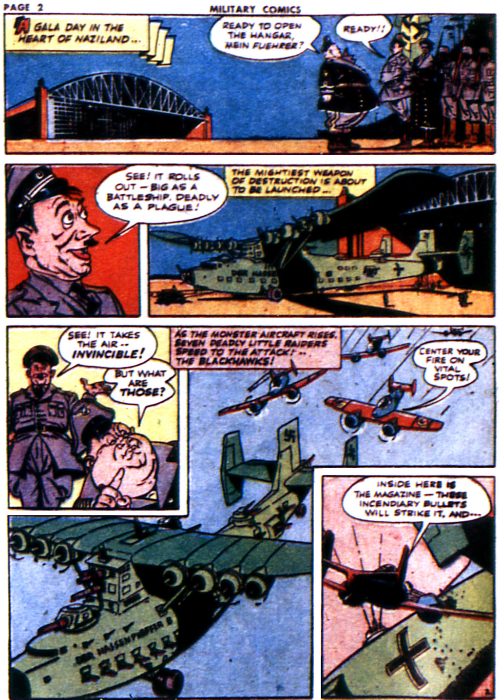 Military Comics #21 (Quality Comics), page 4. Public domain (US).
