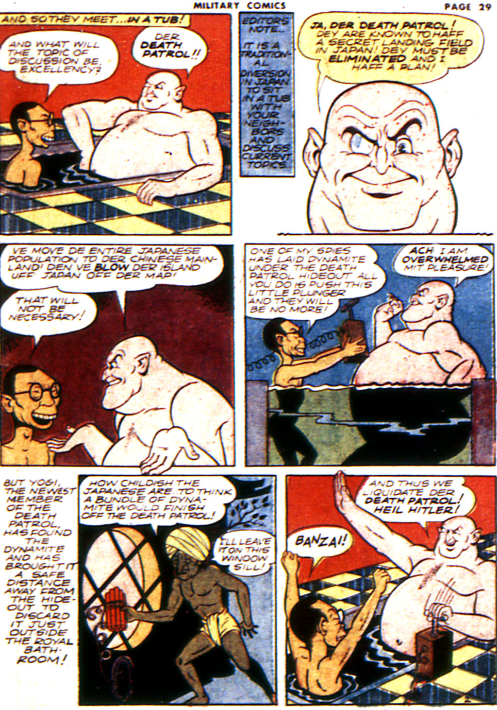 Military Comics #21 (Quality Comics), page 31. Public domain (US).