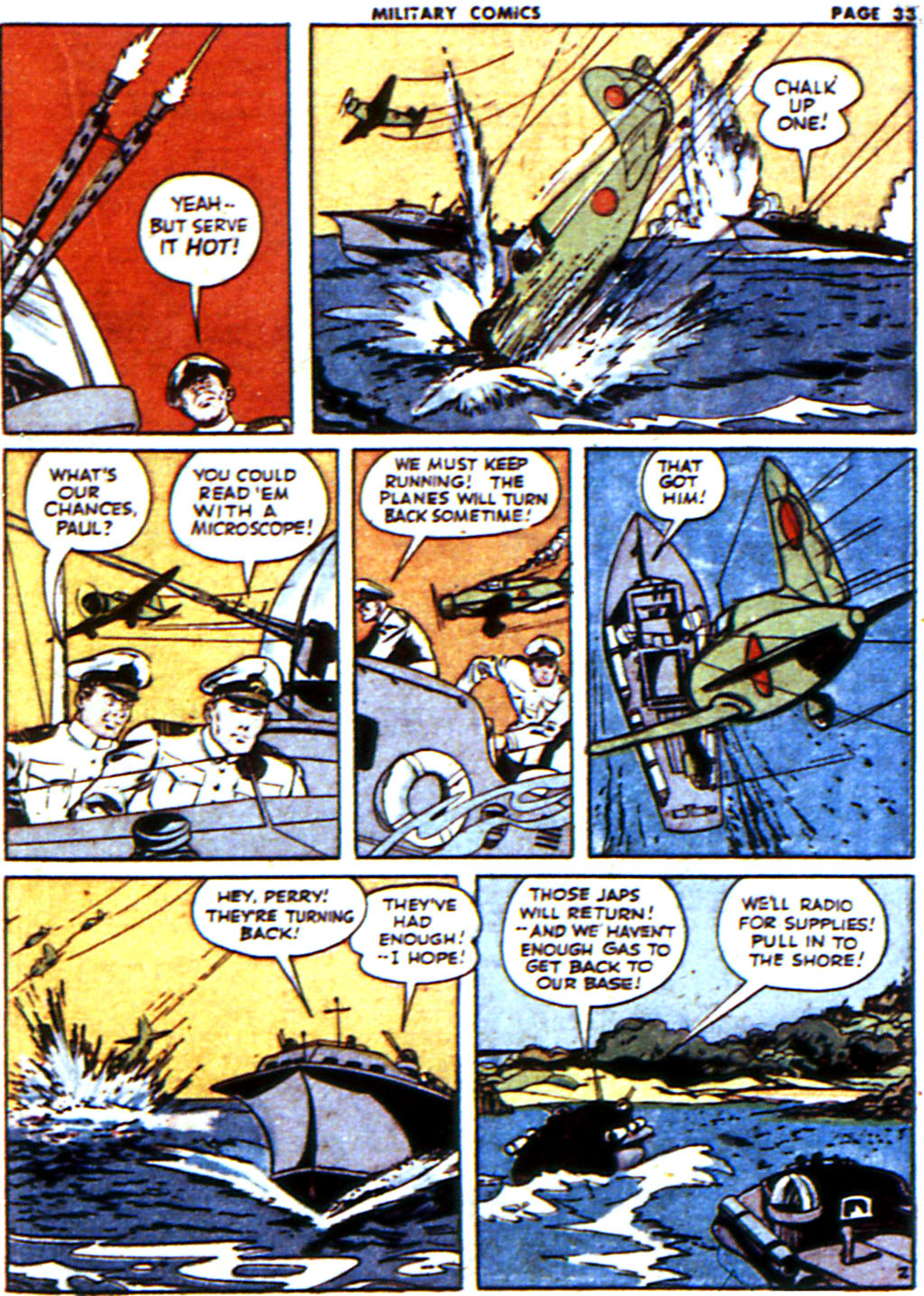 Military Comics #21 (Quality Comics), page 35. Public domain (US).