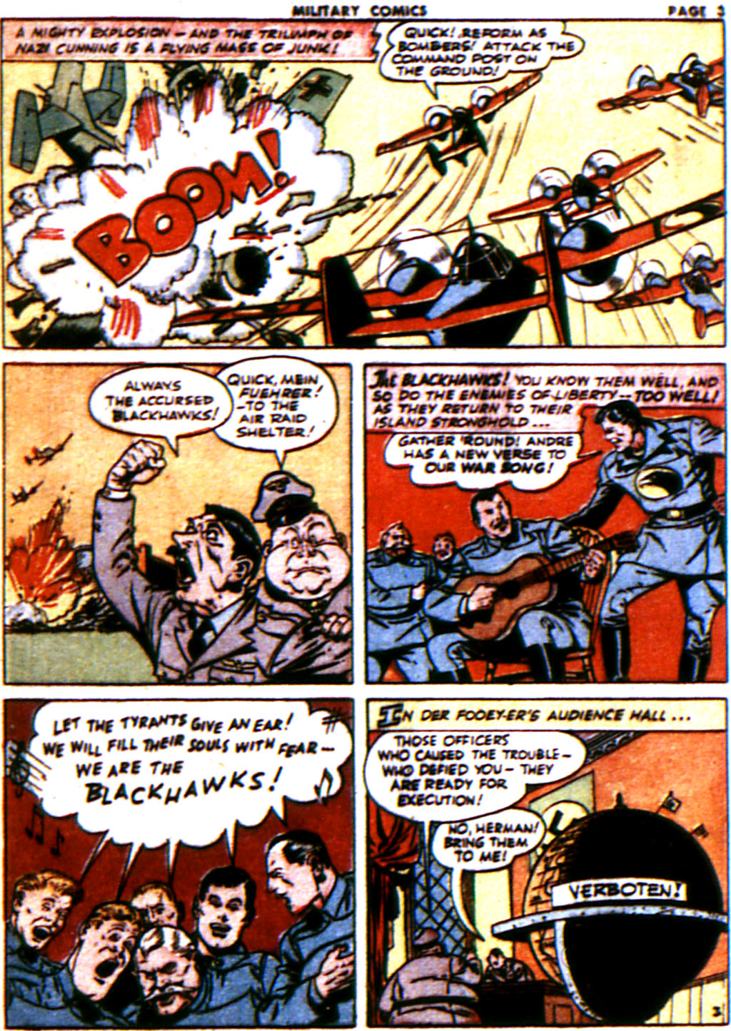 Military Comics #21 (Quality Comics), page 5. Public domain (US).